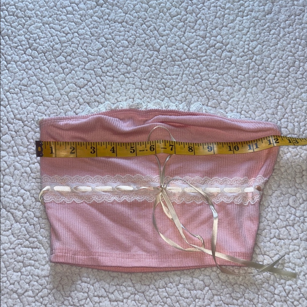 Bundle 7 pieces SHEIN Pink & Gray Mixed Styles Crop Top Set - Picture 13 of 15